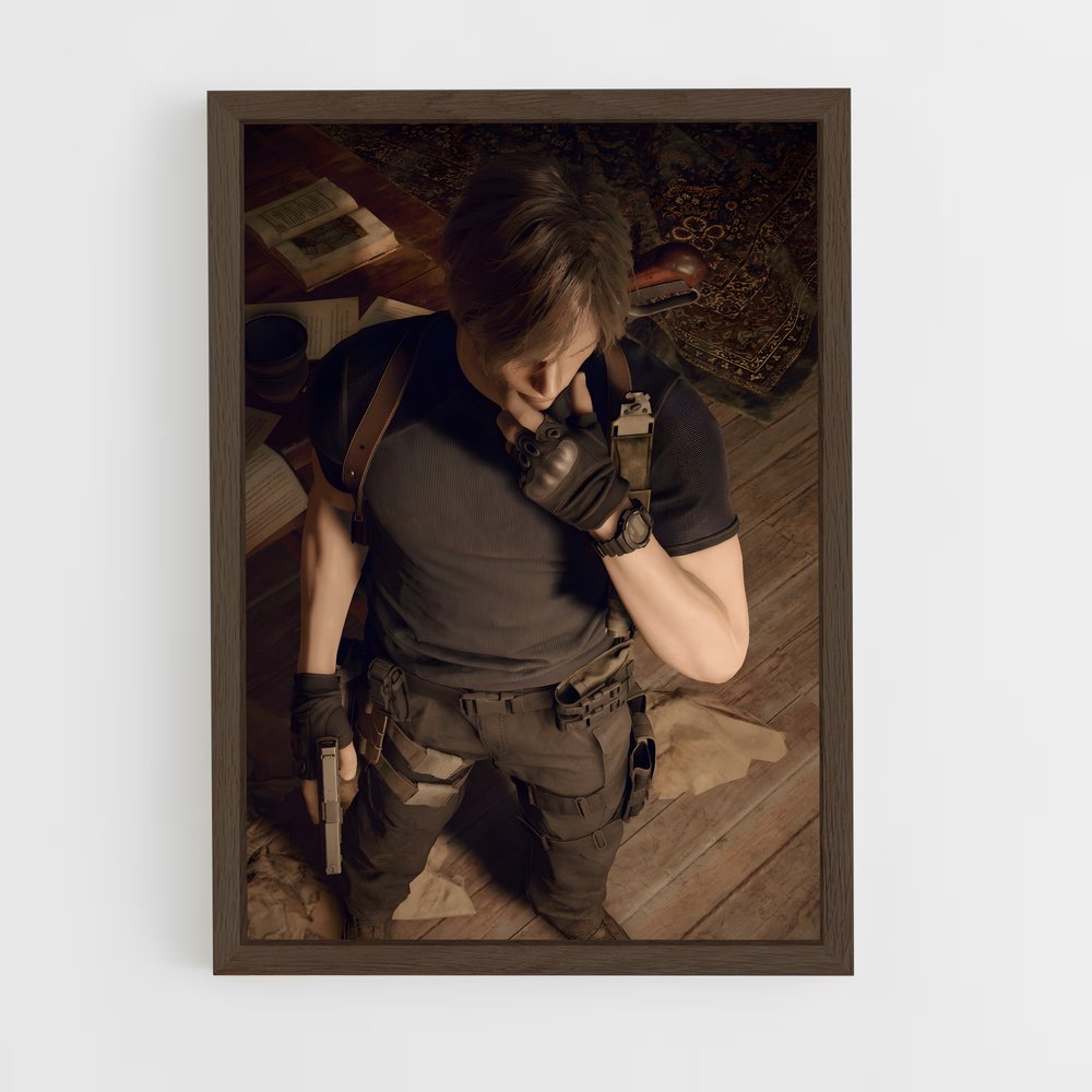 Poster Leon's Stand – affiche Resident Evil (vue 5)